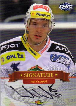 2013-14 OFS Plus (ELH) - Signature Gold #SI5 Petr Kubos Front