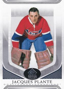 2020-21 SP Signature Edition Legends #11 Jacques Plante Front