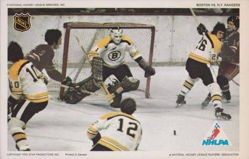 1972-73 Pro Star Promotions NHL Action #NNO Boston vs. N.Y. Rangers Front