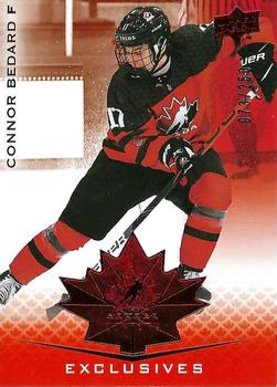 2021-22 Upper Deck Team Canada Juniors - Exclusives #41 Connor Bedard Front
