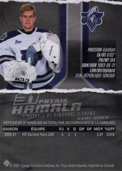 2021-22 Extreme Rimouski Oceanic (QMJHL) #11 Patrik Hamrla Back