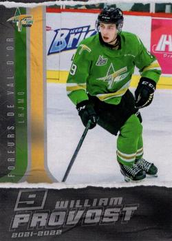 2021-22 Extreme Val-d'Or Foreurs (QMJHL) #1 William Provost Front
