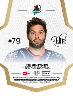 2021-22 Playercards (DEL) - Elite #DEL-EL07 Joe Whitney Back