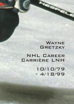 1999-00 Upper Deck McDonald's Wayne Gretzky Performance for the Record - Puzzle/Checklist #9 Wayne Gretzky Front