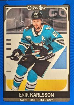 2021-22 O-Pee-Chee - Blue Border #11 Erik Karlsson Front