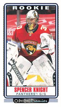2021-22 O-Pee-Chee - O-Pee-Chee Premier Tallboys #P-39 Spencer Knight Front