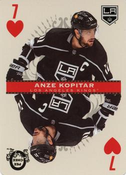 2021-22 O-Pee-Chee - Playing Cards #7♥ Anze Kopitar Front