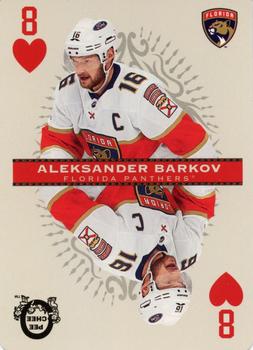2021-22 O-Pee-Chee - Playing Cards #8♥ Aleksander Barkov Front
