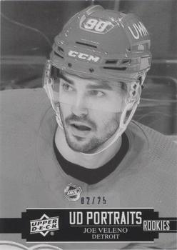 2021-22 Upper Deck - UD Portraits Black & White #P-33 Joe Veleno Front