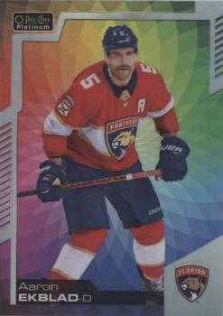 2020-21 O-Pee-Chee Platinum - Rainbow Color Wheel #86 Aaron Ekblad Front