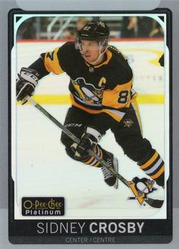 2021-22 O-Pee-Chee - OPC Platinum Preview Rainbow #P-SC Sidney Crosby Front