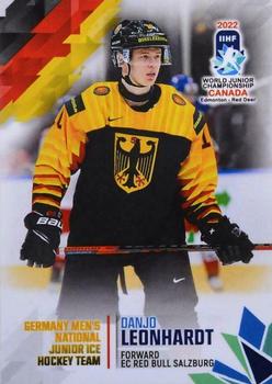 2022 BY Cards IIHF World Junior Championship (unlicensed) #96 Danjo Leonhardt Front