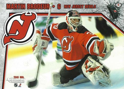 2010 Fathead NHL Tradeables #9 Martin Brodeur Front