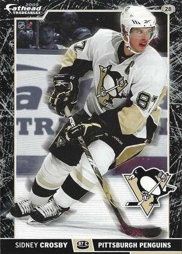 2009 Fathead NHL Tradeables #28 Sidney Crosby Front