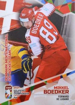 2021 BY Cards IIHF World Championship #DEN2021-26 Mikkel Boedker Front