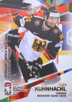 2021 BY Cards IIHF World Championship #GER2021-18 Tom Kuhnhackl Front