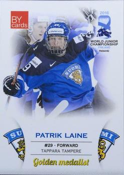 2016 BY Cards IIHF World Junior Championship (unlicensed) #FIN/U20-09 Patrik Laine Front