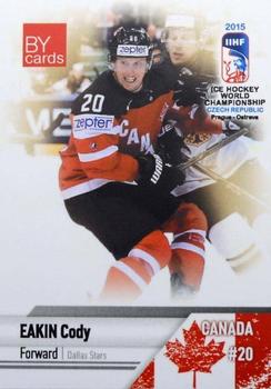 2015 BY Cards IIHF World Championship (Unlicensed) #CAN-15 Cody Eakin Front