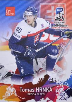 2017 BY Cards IIHF World Championship #SVK/2017-23 Tomas Hrnka Front