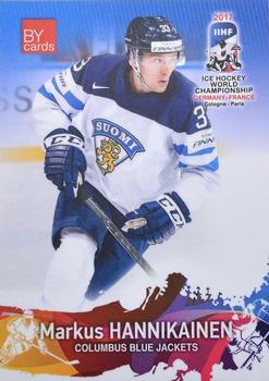 2017 BY Cards IIHF World Championship  (unlicensed) #FIN/2017-16 Markus Hannikainen Front