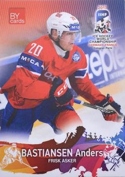 2017 BY Cards IIHF World Championship  (unlicensed) #NOR/2017-13 Anders Bastiansen Front