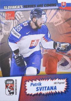 2018 BY Cards IIHF World Championship (Unlicensed) #SVK/2018-25 Patrik Svitana Front