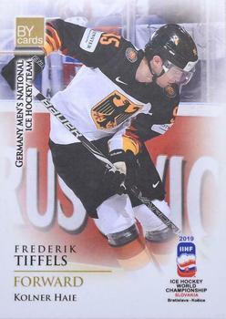 2019 BY Cards IIHF World Championship #GER/2019-25 Frederik Tiffels Front