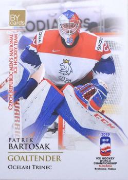 2019 BY Cards IIHF World Championship  (unlicensed) #CZE/2019-27 Patrik Bartosak Front