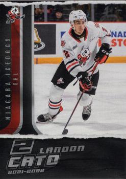 2021-22 Extreme Niagara IceDogs (OHL) #1 Landon Cato Front