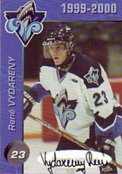 1999-00 Cartes, Timbres et Monnaies Sainte-Foy Rimouski Oceanic (QMJHL) Autographs #13 Rene Vydareny Front