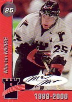 1999-00 Cartes, Timbres et Monnaies Sainte-Foy Quebec Remparts (QMJHL) Autographs #15 Martin Moise Front