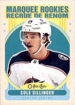 2021-22 Upper Deck - 2021-22 O-Pee-Chee Update Retro Blank Back #NNO Cole Sillinger Front