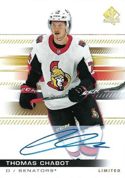 2020-21 SP Authentic - 2019-20 SP Authentic Update I #55 Thomas Chabot Front