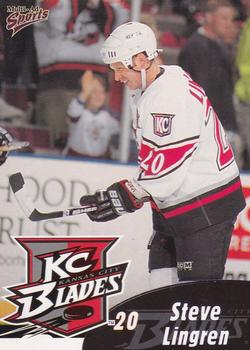 1999-00 Multi-Ad Kansas City Blades (IHL) #10 Steve Lingren Front