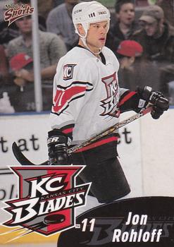 1999-00 Multi-Ad Kansas City Blades (IHL) #17 Jon Rohloff Front
