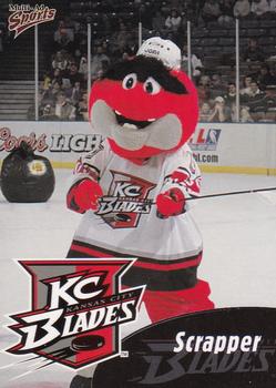 1999-00 Multi-Ad Kansas City Blades (IHL) #23 Scrapper MASCOT Front