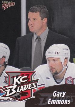 1999-00 Multi-Ad Kansas City Blades (IHL) #26 Gary Emmons Front