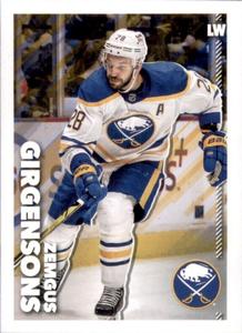 2022-23 Topps NHL Sticker Collection #67 Zemgus Girgensons Front