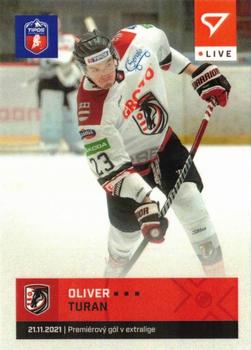 2021-22 SportZoo Live Tipos Extraliga #L-035 Oliver Turan Front