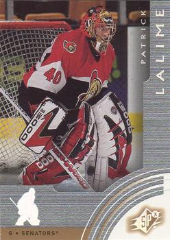 2001-02 Upper Deck Rookie Update - 2001-02 SPx Update #186 Patrick Lalime Front