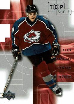 2001-02 Upper Deck Rookie Update - 2001-02 Upper Deck Top Shelf Update #87 Alex Tanguay Front