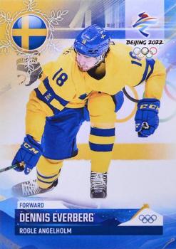 2022 BY Cards Beijing Olympics (Unlicensed) #SWE/OLYMP/2022-14 Dennis Everberg Front