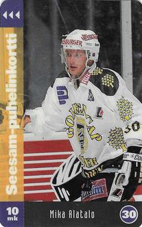 1994 Seesam Turun Palloseura Phonecards #D126 Mika Alatalo Front