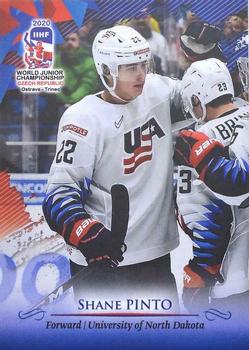 2020 BY Cards IIHF U20 World Championship (unlicensed) #USA/U20/2020-20 Shane Pinto Front