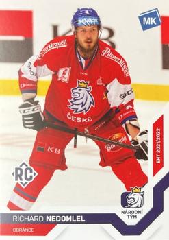 2021-22 Moje karticky Czech Ice Hockey Team #19 Richard Nedomlel Front
