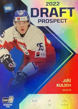 2021-22 Moje karticky Czech Ice Hockey Team - Draft Prospects #DP-2 Jiri Kulich Front