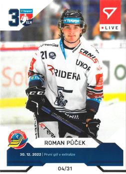 2022-23 SportZoo Live Tipsport ELH #L-059 Roman Pucek Front