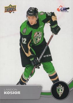 2021-22 Upper Deck CHL #31 Landon Kosior Front