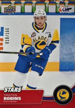 2021-22 Upper Deck CHL - Exclusives #334 Tristen Robins Front