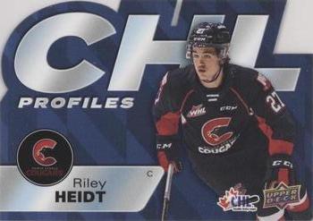 2021-22 Upper Deck CHL - CHL Profiles #PR-22 Riley Heidt Front